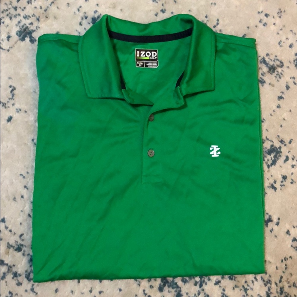 IZOD green golf polo